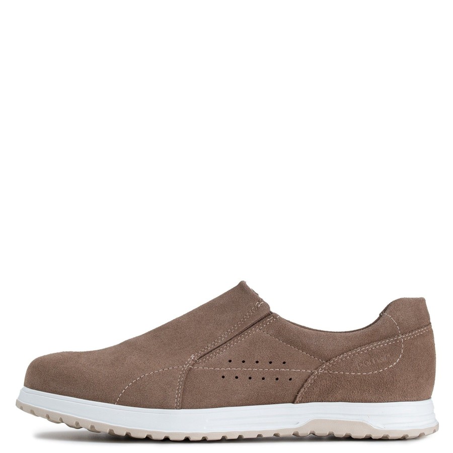 Pomar Sneakerit | Naakka Miesten Loaferit Sand Suede/Tan Sole