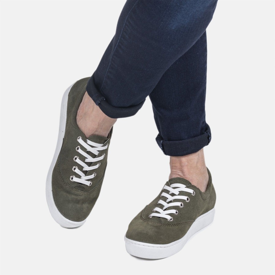 Pomar Sneakerit | Valoisa Naisten Zero Waste Sneakerit Moss Suede