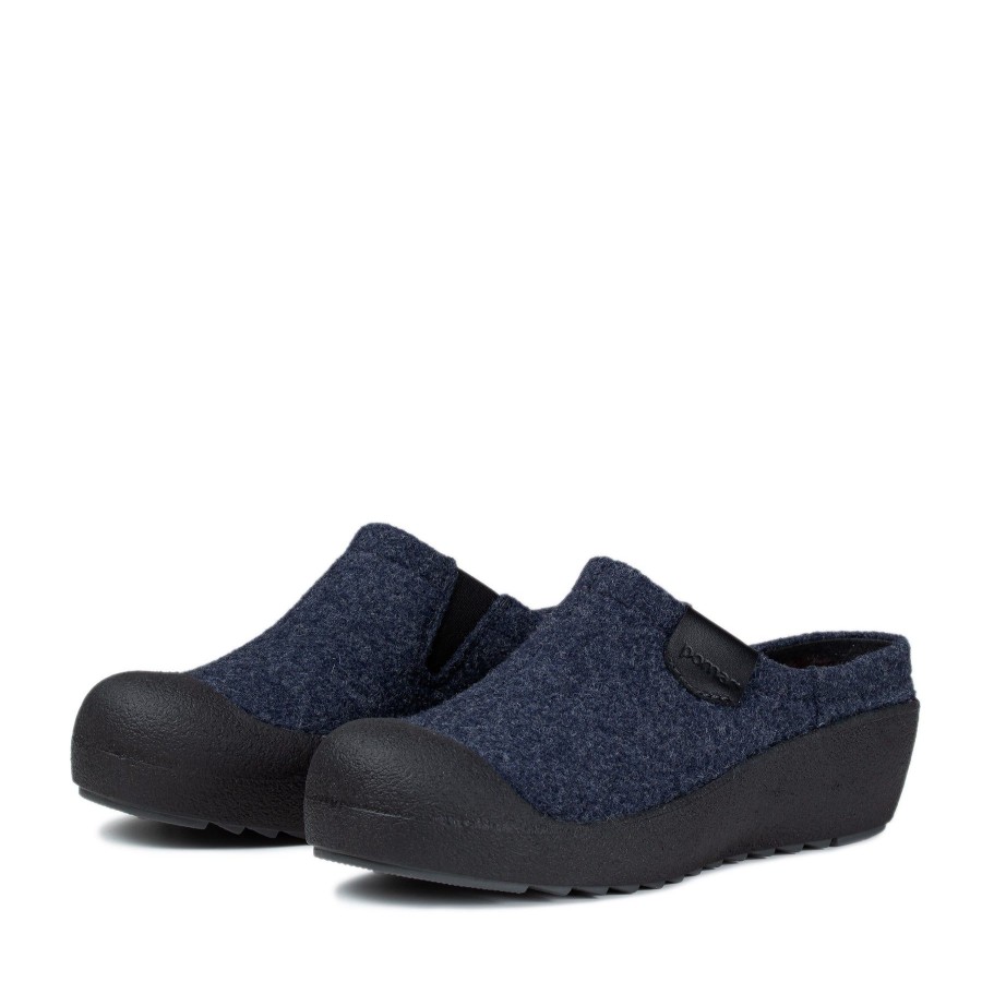 Pomar Loaferit & Kavelykengat | Viiru Naisten Huopatossut Stormy Felt