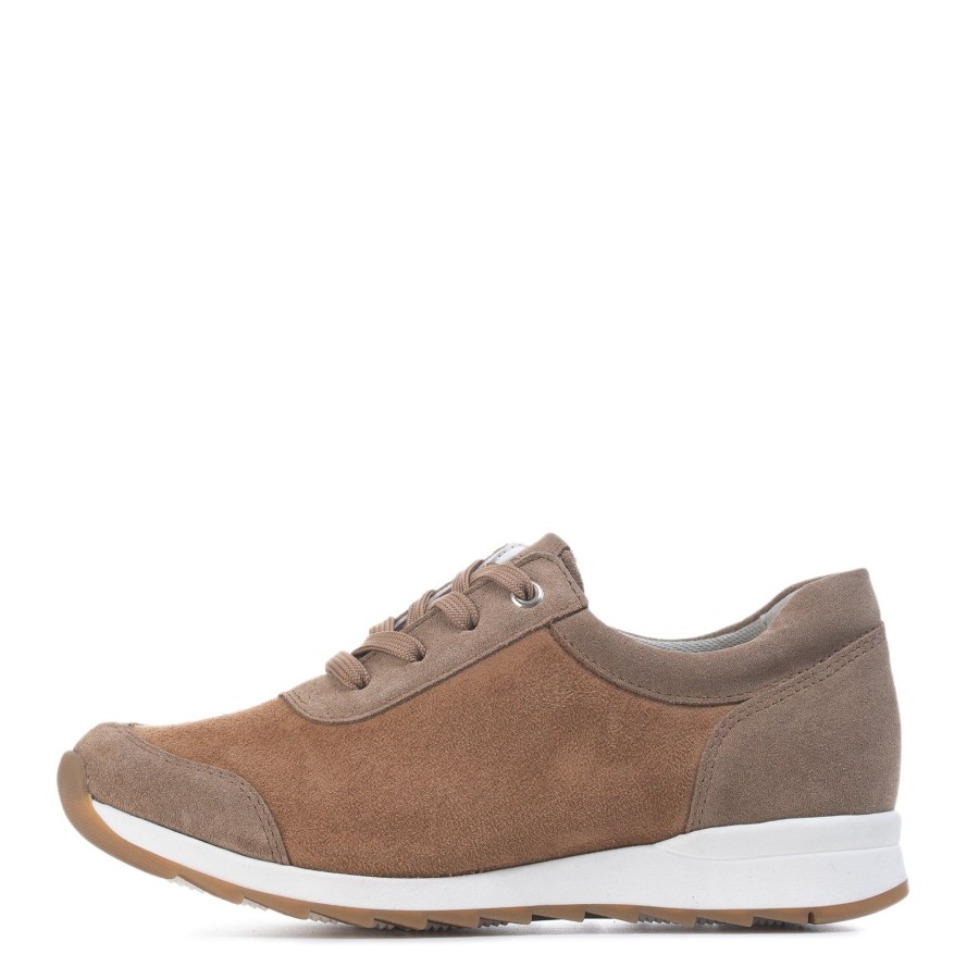 Pomar Sneakerit | Luoto Naisten Stretch Sneakerit Sand Sde/Sand Stretch Textile/Tan S