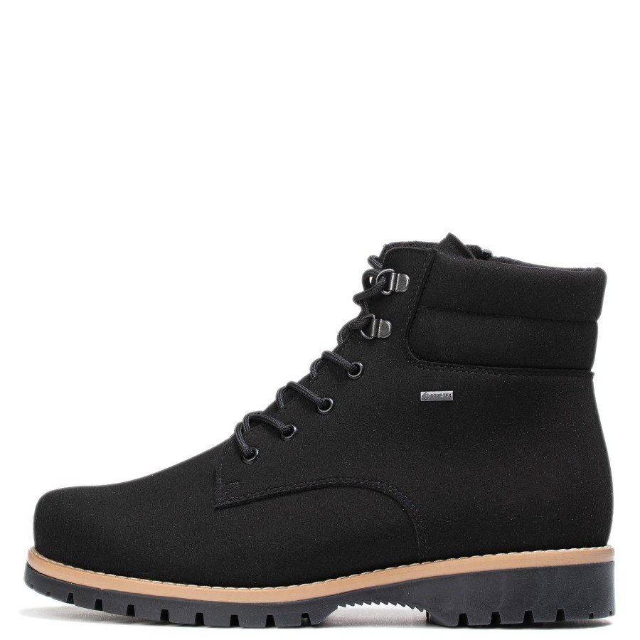 Pomar Nilkkurit | Jakala Miesten Vegaaniset Gore-Tex® Nilkkurit Black Micro Suede