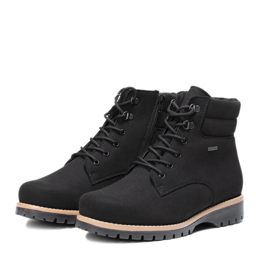 Pomar Nilkkurit | Jakala Miesten Vegaaniset Gore-Tex® Nilkkurit Black Micro Suede