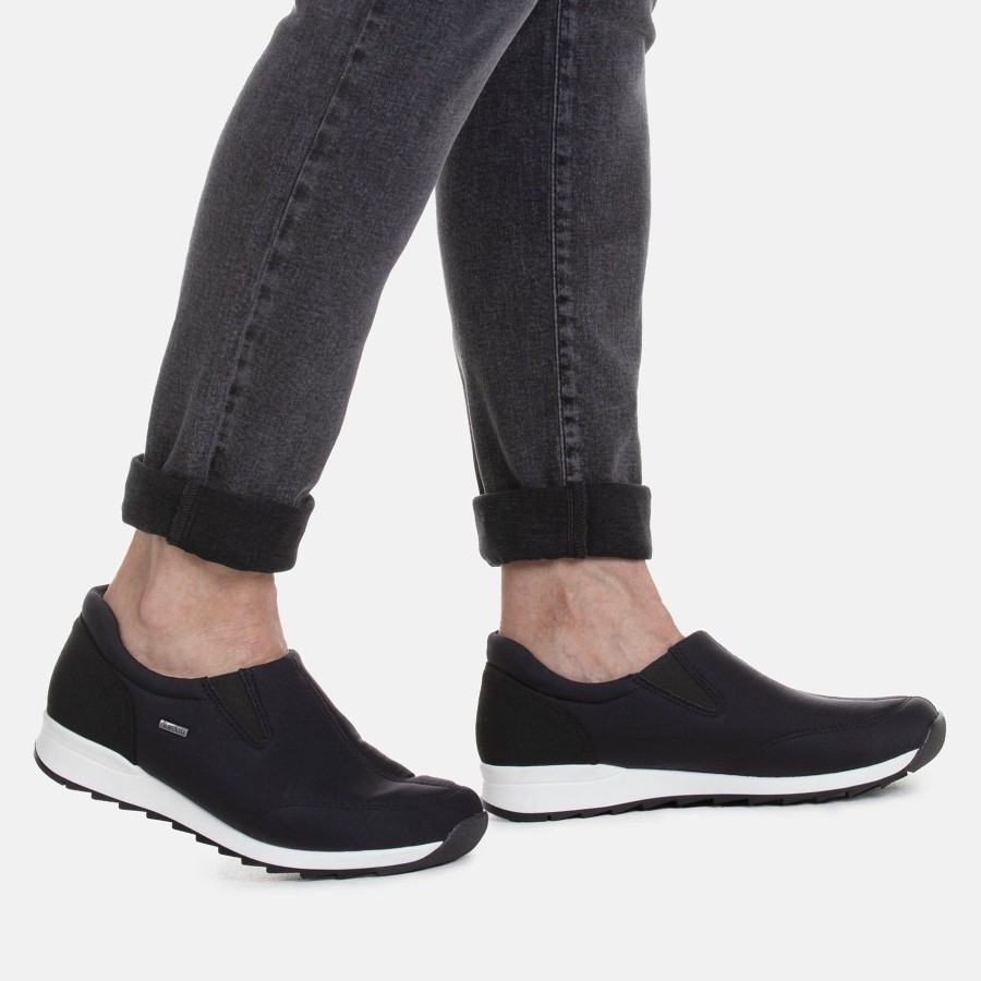 Pomar Sneakerit | Vire Naisten Gore-Tex® Vegaaniset Stretch Sneakerit Black Stretch/Black Micro Sde