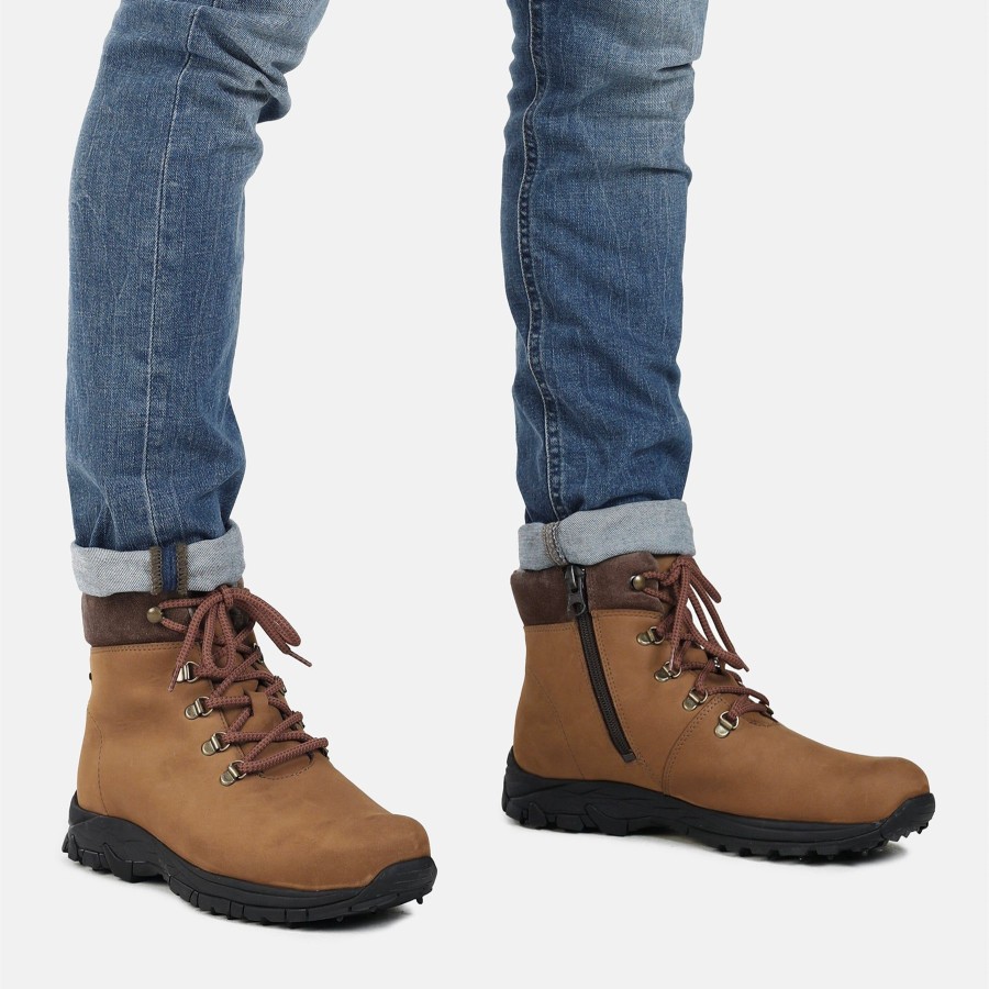 Pomar Nastakengat | Ahkio Miesten Gore-Tex® Nastanilkkurit Tan Nub/Suede/Partel.L./Spike