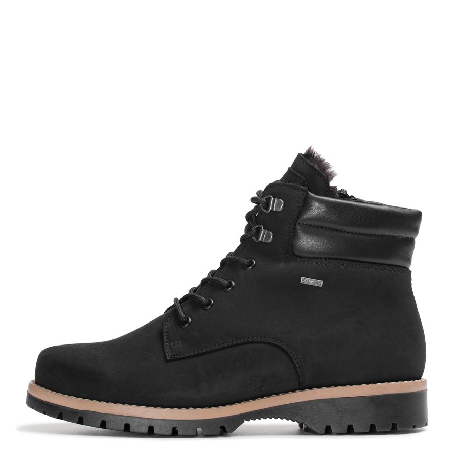 Pomar Nilkkurit | Laavu Miesten Pomar+ Gore-Tex® Nilkkurit Black Waxy/Black Sole