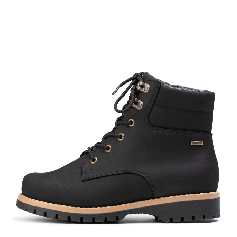 Pomar Talvinilkkurit | Rae Naisten Gore-Tex® Nilkkurit Black Waxy (Blk/Tan S)