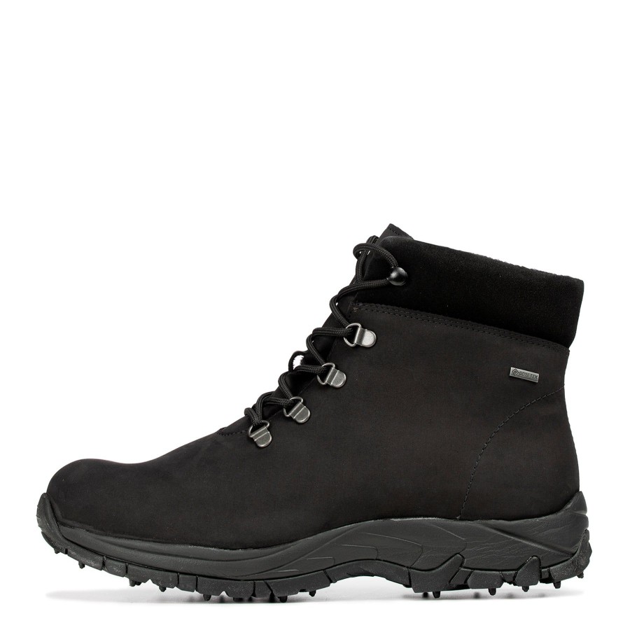 Pomar Nilkkurit | Ahkio Miesten Gore-Tex ® Nastanilkkurit Black W/Suede/Partel.L/Spike S