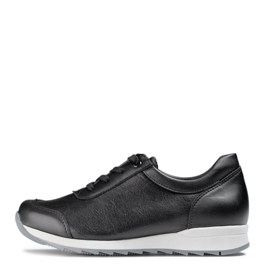 Pomar Sneakerit | Maruna Naisten Pomar+ Stretch Sneakerit Blk Nappa/Blk Strech/Grey Sole