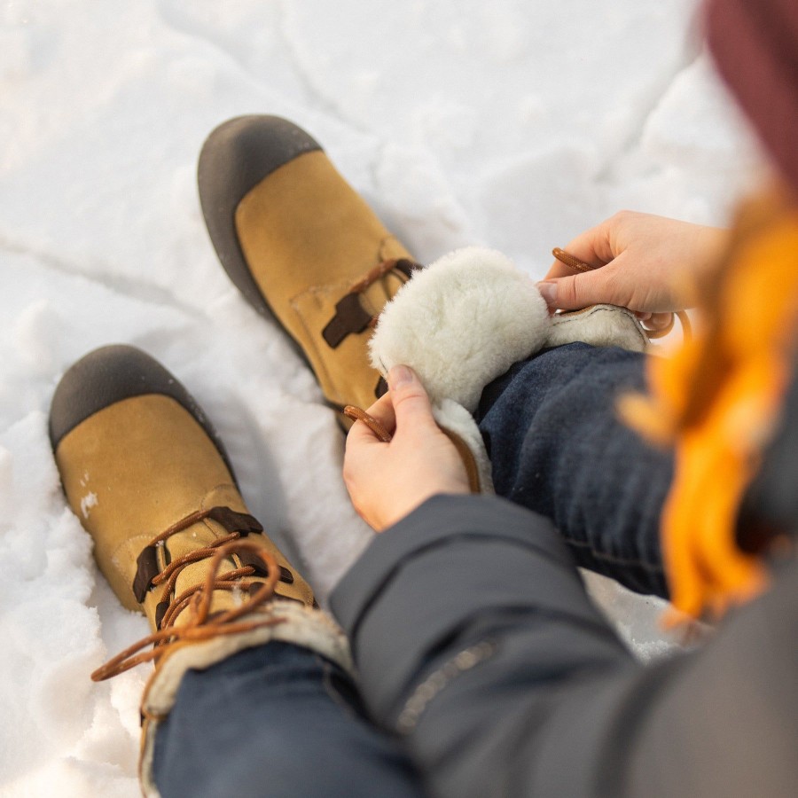 Pomar Talvisaappaat | Kiilo Naisten Gore-Tex® Talvisaappaat Leo Sde/Bark Suede/Brown S/Fur