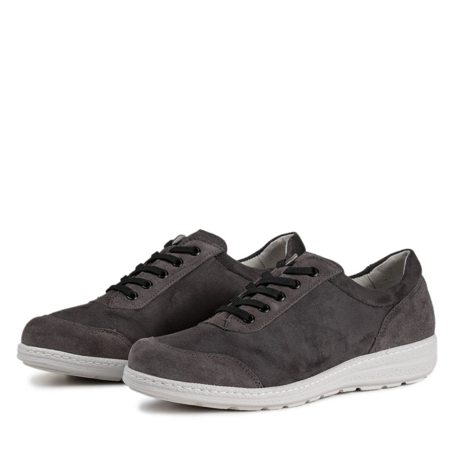 Pomar Pomar +Plus | Kuu Miesten Pomar+ Stretch Kavelykengat Grey Suede/Granit Str/Light So