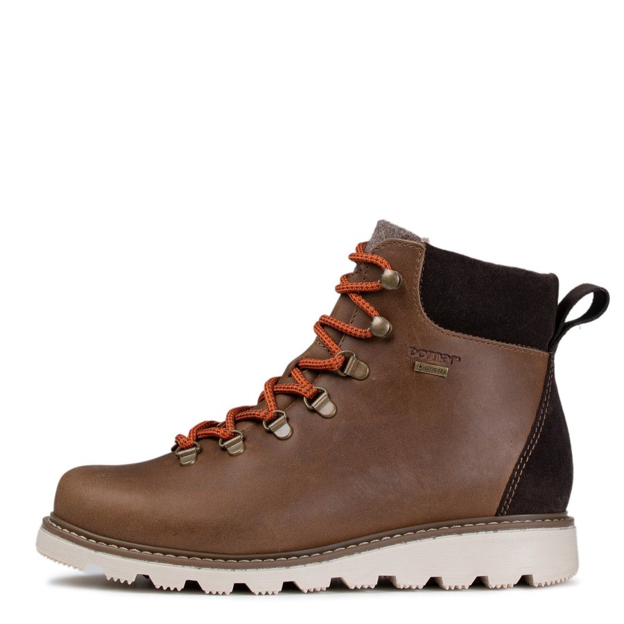 Pomar Talvinilkkurit | Oras Naisten Gore-Tex® Nilkkurit Oak Terra/Br.Suede/Wht S