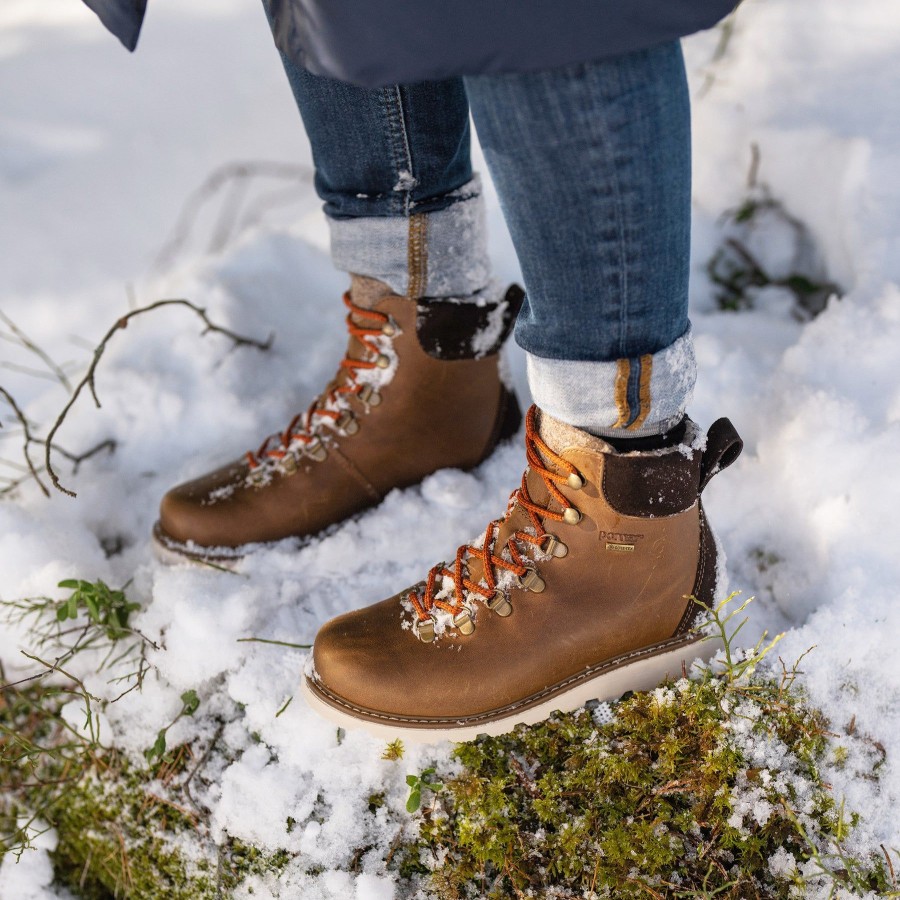 Pomar Talvinilkkurit | Oras Naisten Gore-Tex® Nilkkurit Oak Terra/Br.Suede/Wht S