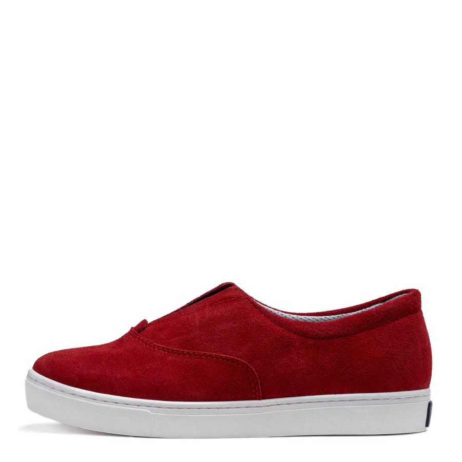 Pomar Sneakerit | Ilmatar Naisten Zero Waste Sneakerit Red Suede