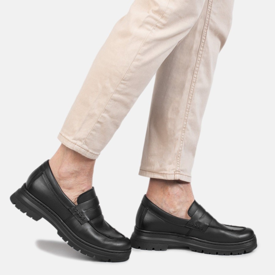 Pomar Loaferit & Kavelykengat | Noki Naisten Loaferit Black Nappa