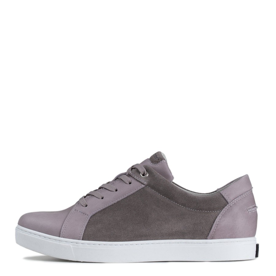 Pomar Sneakerit | Kaski Miesten Zero Waste Sneakerit Light Grey Nubuck/Earth Suede