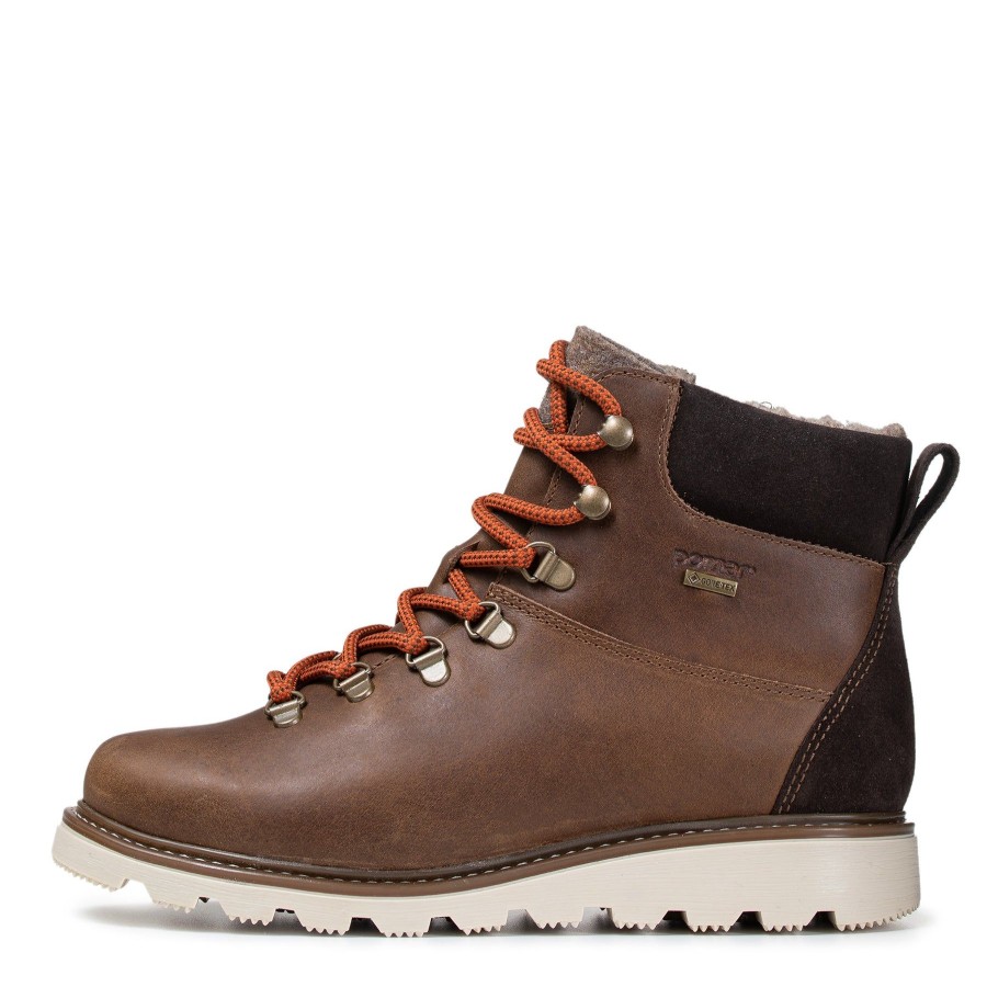 Pomar Talvinilkkurit | Terho Naisten Pomar+ Gore-Tex® Nilkkurit Oak Terra/Br.Suede/Wht S