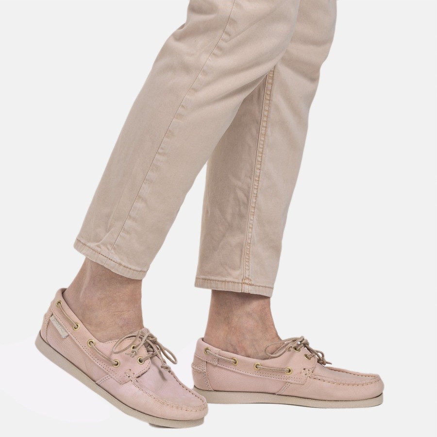 Pomar Loaferit & Kavelykengat | Jolla Naisten Zero Waste Purjehduskengat Rosa Nubuck