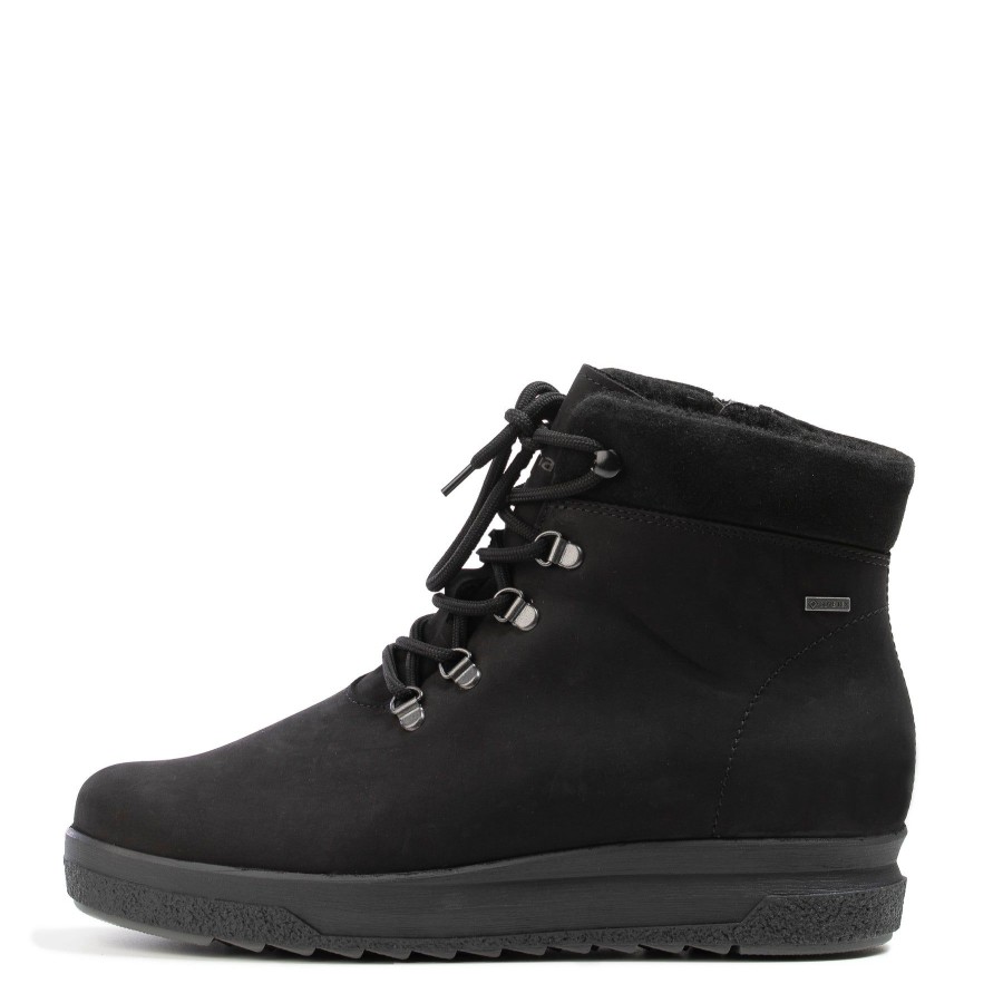 Pomar Nilkkurit | Maasto Miesten Gore-Tex® Nilkkuri Black Waxy/Suede/Partelana L.