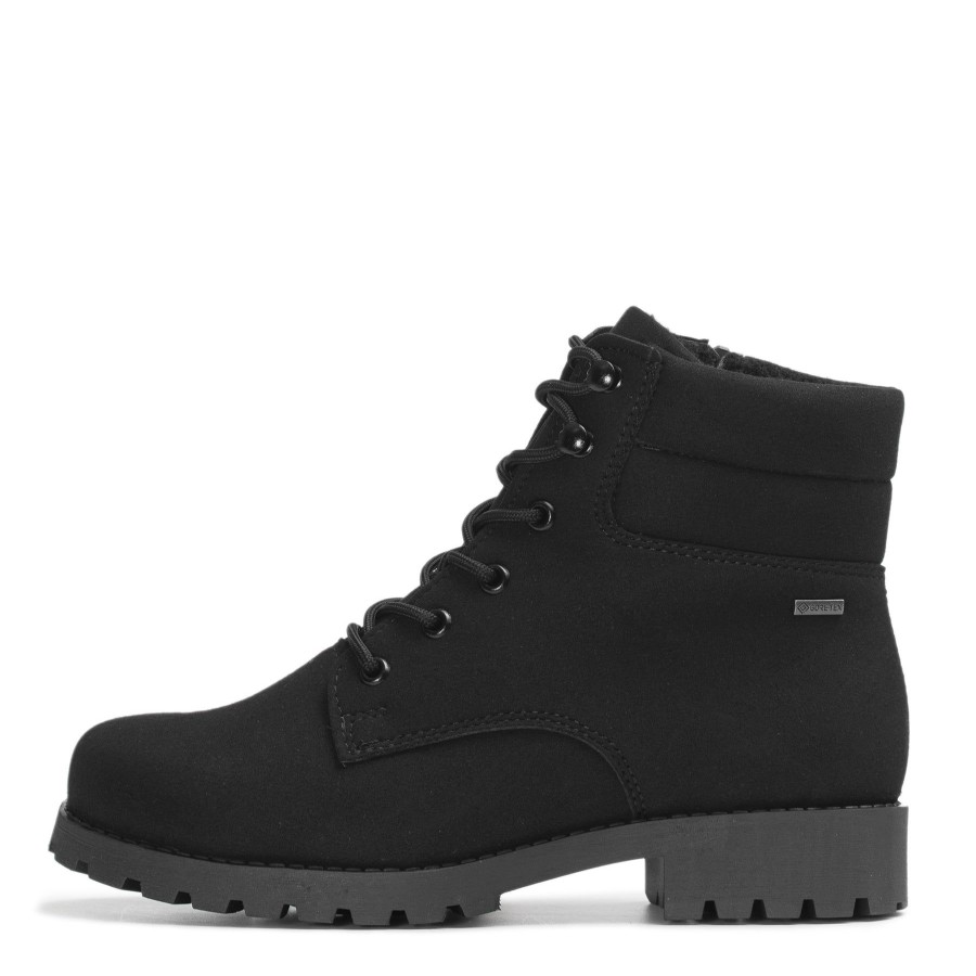 Pomar Nauhanilkkurit | Mutka Naisten Vegaaniset Gore-Tex® Nilkkurit Black Micro Suede (Blk S)