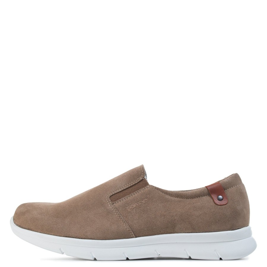 Pomar Sneakerit | Silmu Miesten Loaferit Sand Suede/White Sole